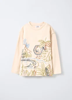 T-shirt in jersey di puro cotone bimbo