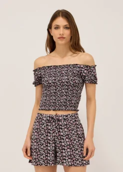 T-shirt in jersey di viscosa stretch donna
