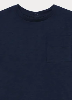 T-shirt in jersey slub di puro cotone bimbo
