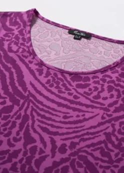 T-shirt in jersey stretch donna curvy