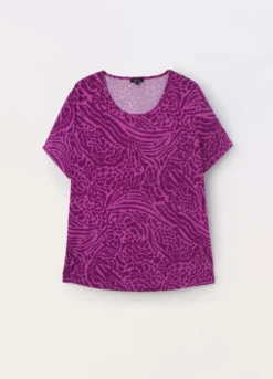 T-shirt in jersey stretch donna curvy