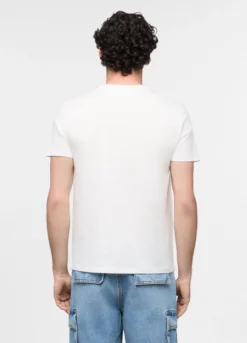 T-shirt in misto cotone con stampa uomo