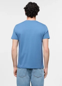 T-shirt in misto cotone con stampa uomo