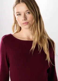 T-shirt in misto viscosa stretch donna