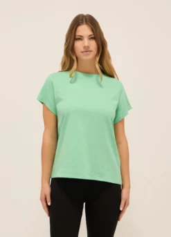 T-shirt in puro cotone donna