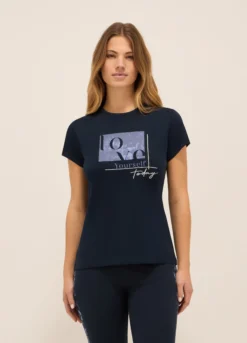 T-shirt in puro cotone donna