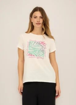 T-shirt in puro cotone donna