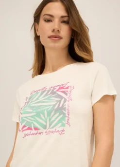 T-shirt in puro cotone donna