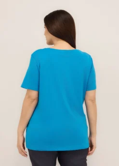 T-shirt in puro cotone donna curvy