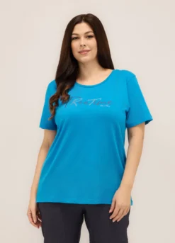 T-shirt in puro cotone donna curvy