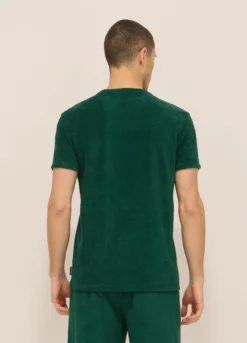 T-shirt in spugna di misto cotone uomo