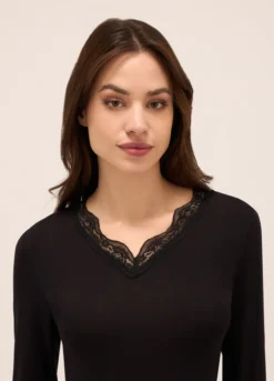 T-shirt intima in viscosa stretch donna