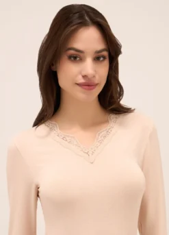 T-shirt intima in viscosa stretch donna