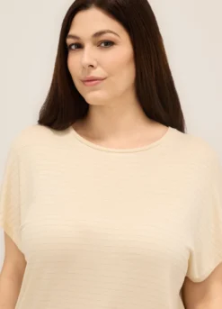 T-shirt in viscosa stretch donna curvy