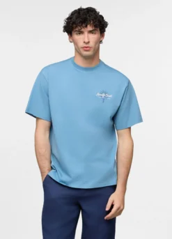 T-shirt loose fit con stampa Amalfi uomo