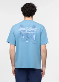 T-shirt loose fit con stampa Amalfi uomo