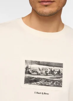 T-shirt loose fit con stampa uomo