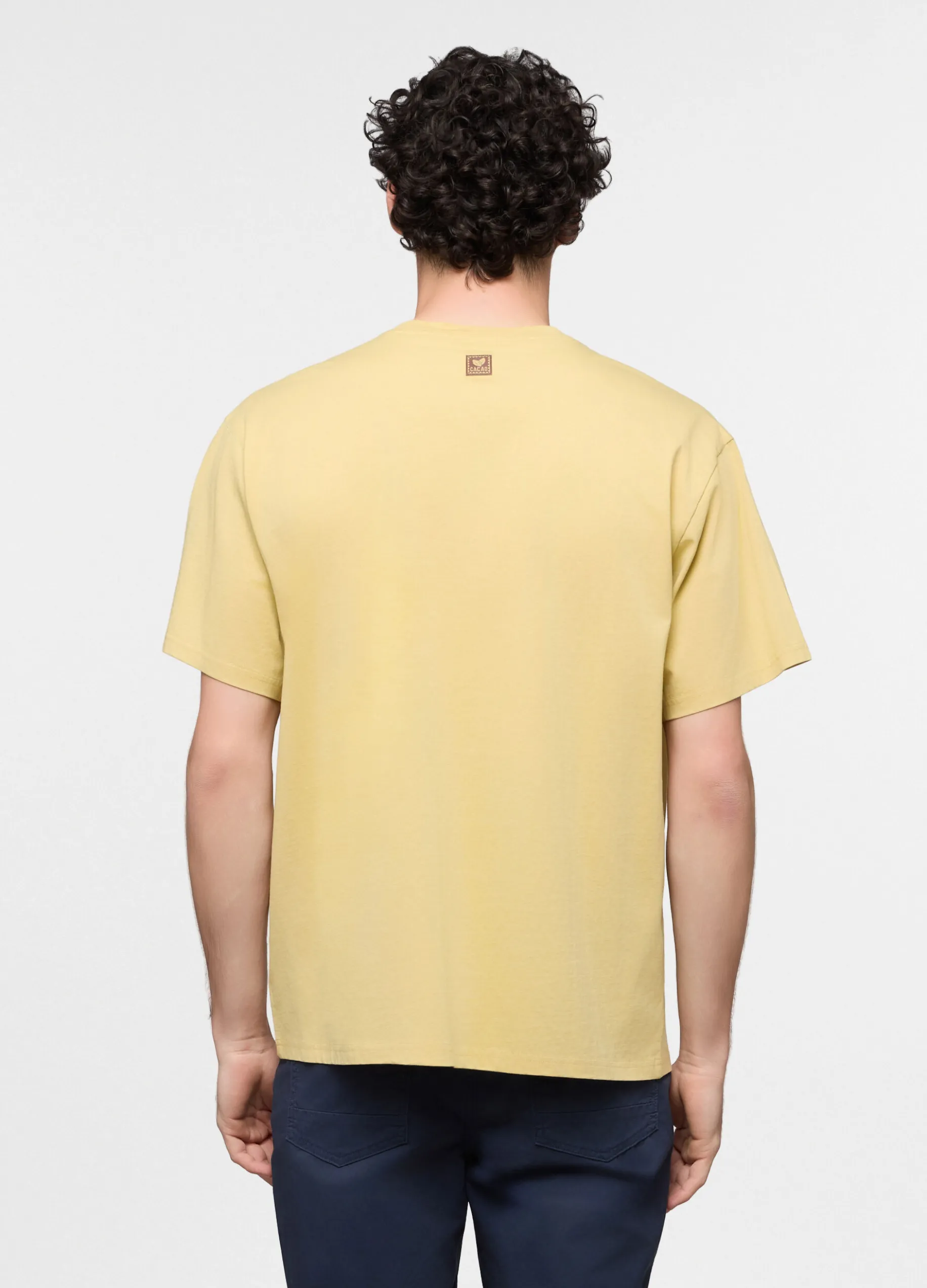 T-shirt loose fit in jersey di cotone uomo