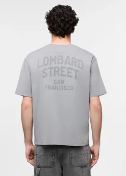 T-shirt loose fit in jersey di cotone uomo