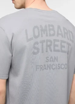 T-shirt loose fit in jersey di cotone uomo