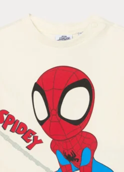 T-shirt Marvel in puro cotone bimbo
