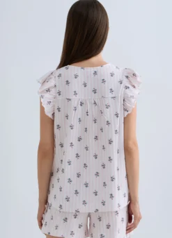 T-shirt pigiama girocollo donna