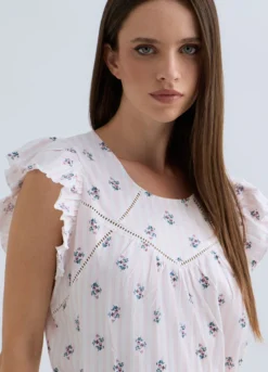 T-shirt pigiama girocollo donna
