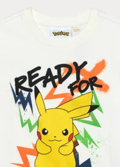 T-shirt Pokemon in jersey di puro cotone bambino