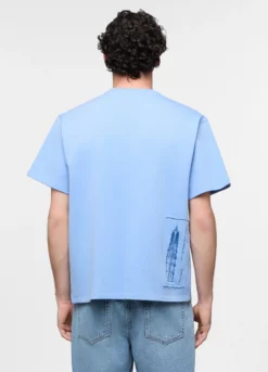 T-shirt Shanghai in felpa misto cotone uomo