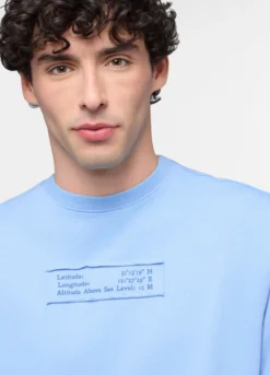 T-shirt Shanghai in felpa misto cotone uomo