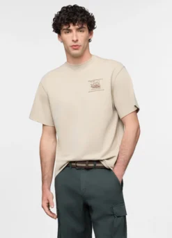 T-shirt Singapore in felpa misto cotone uomo