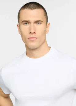 T-shirt slim fit in cotone uomo