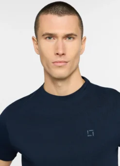 T-shirt slim fit in cotone uomo
