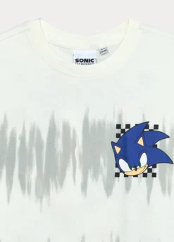 T-shirt Sonic in jersey di puro cotone bambino