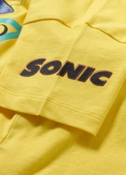 T-shirt Sonic in jersey di puro cotone bambino