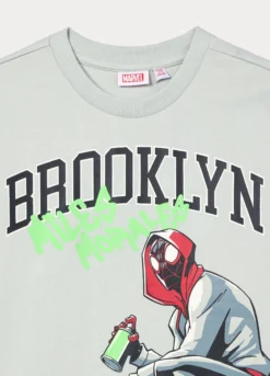 T-shirt Spider-Man girocollo in jersey bambino