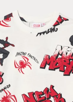 T-shirt Spider-Man girocollo in jersey bambino