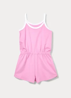 Tuta in french terry di puro cotone bambina