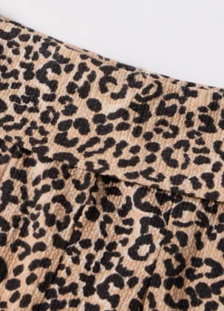 Tutina corta animalier ragazza
