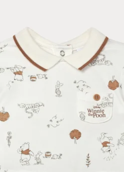 Tutina corta Disney in jersey di misto cotone neonato
