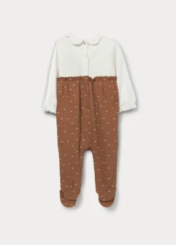 Tutina Disney in french terry di cotone stretch neonata