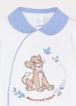 Tutina Disney in interlock di puro cotone neonato