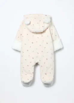 Tutina imbottita velour neonata