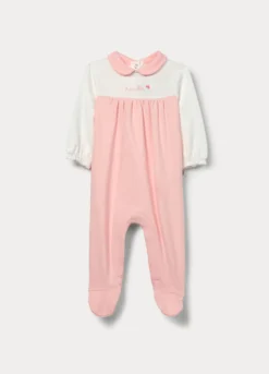 Tutina in interlock di puro cotone neonata