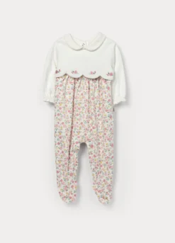 Tutina in interlock di puro cotone neonata