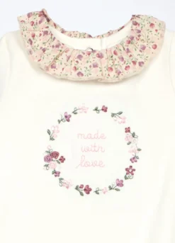 Tutina in interlock di puro cotone neonata