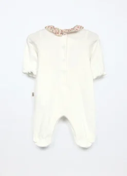 Tutina in interlock di puro cotone neonata