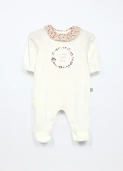 Tutina in interlock di puro cotone neonata