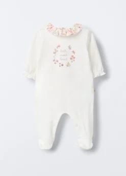 Tutina in interlock di puro cotone neonata