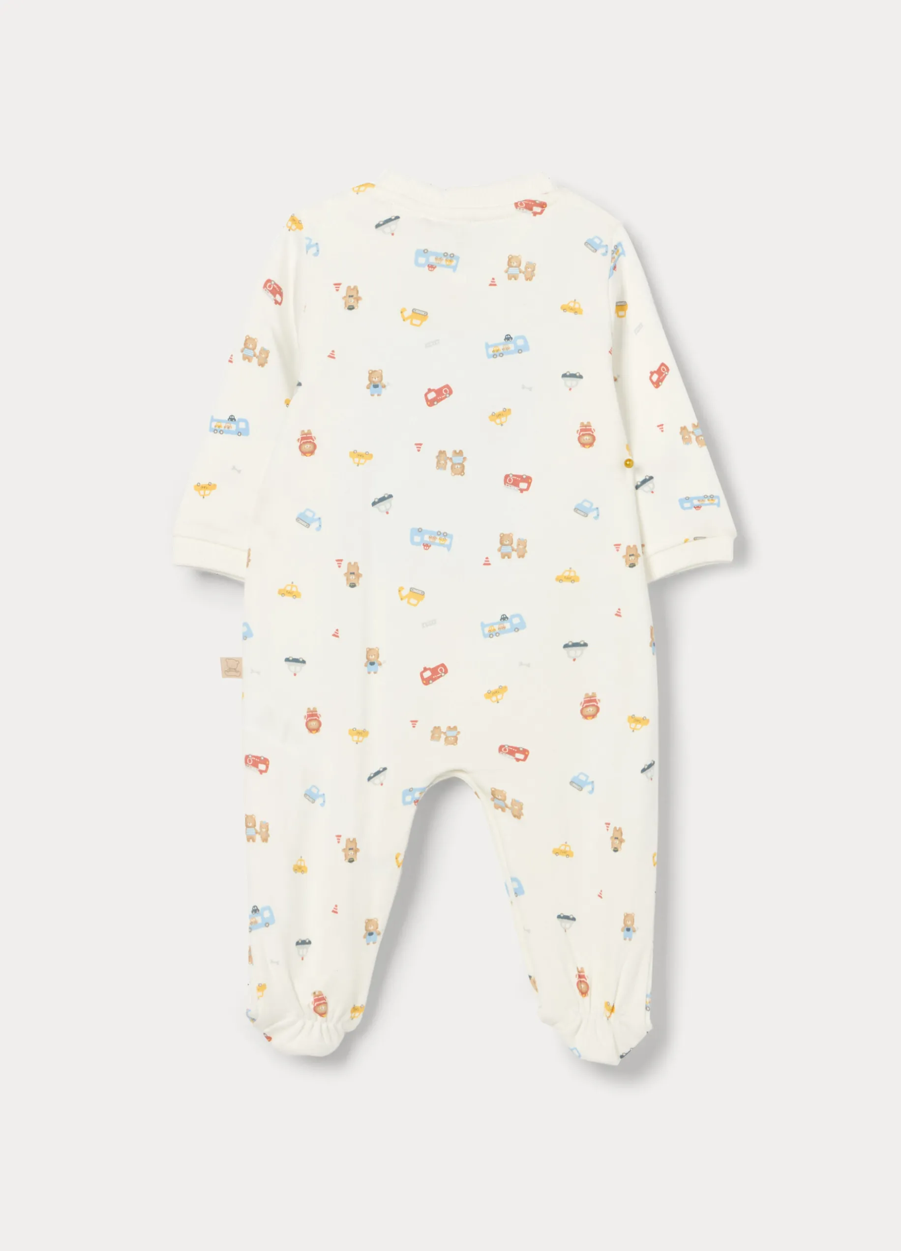 Tutina in interlock di puro cotone neonato